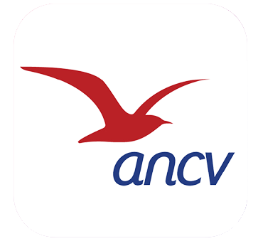 Logo de l'ANCV chèque vacances, utilisables dans votre Enigmatic Live Escape Game